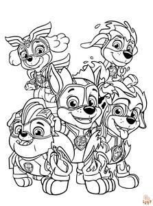 Paw Patrol Coloring Pages: Free Printable Sheets for Creative Fun